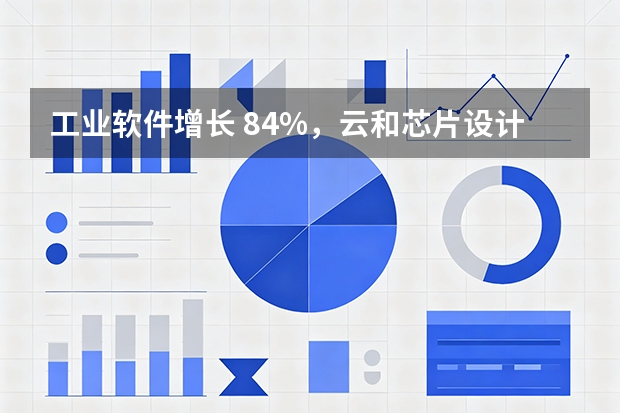 工业软件增长 8.4%，云和芯片设计更快