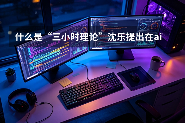 什么是&ldquo;三小时理论&rdquo;沈乐提出在ai时代怎么学好ai的学习方法论