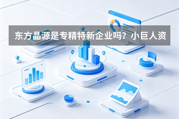 东方晶源是专精特新企业吗？小巨人资质详解