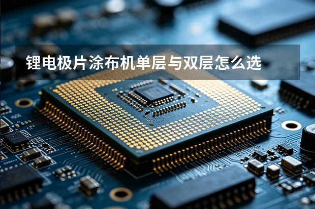 锂电极片涂布机单层与双层怎么选