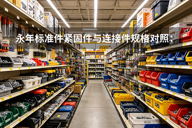 永年标准件紧固件与连接件规格对照：参数体系与验收要点