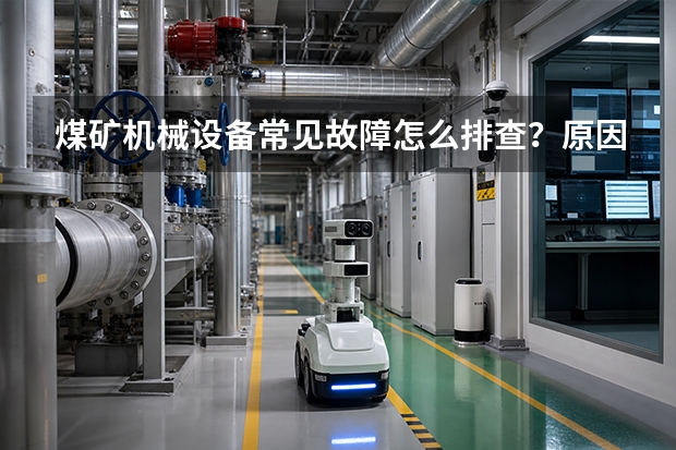 煤矿机械设备常见故障怎么排查？原因分析与处理步骤