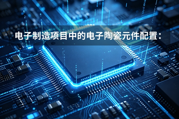 电子制造项目中的电子陶瓷元件配置：鼎瓷电子方案要点