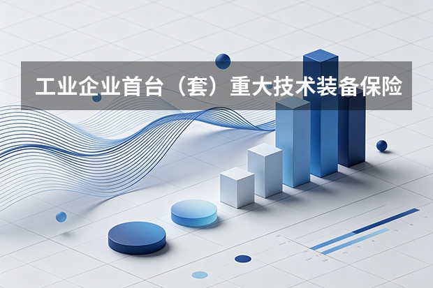 工业企业首台（套）重大技术装备保险补偿政策与申报流程
