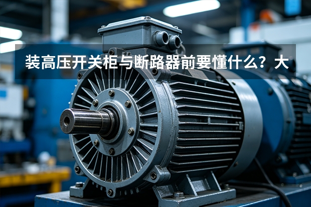 装高压开关柜与断路器前要懂什么？大同高压电器讲解
