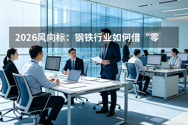 2026风向标：钢铁行业如何借&ldquo;零碳工厂&rdquo;政策实现绿色突围？