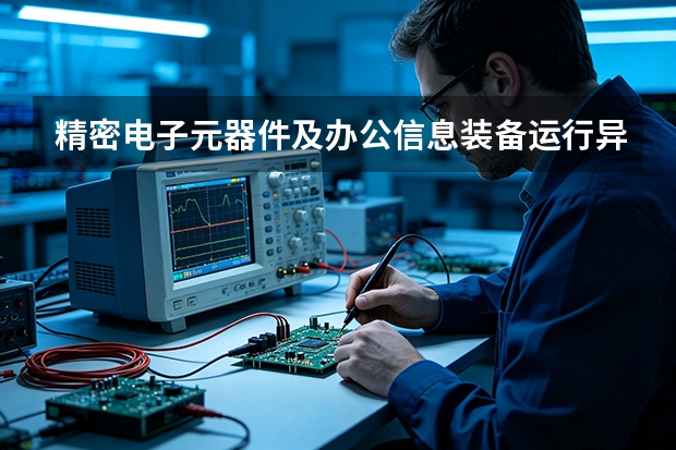 精密电子元器件及办公信息装备运行异常怎么办？汉光重工故障排查思路